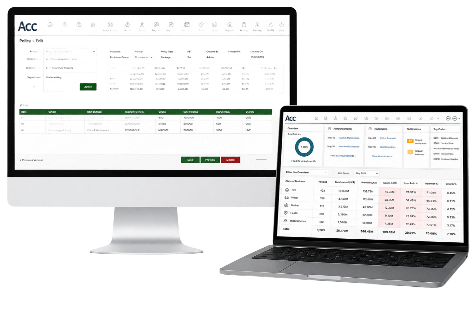 Payroll Management System software interface
